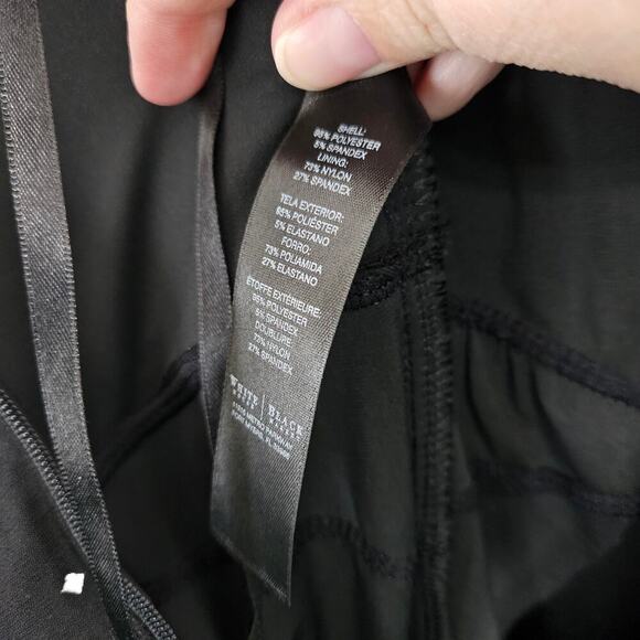 WHBM Instantly Slimming Midi Black Studded Sleeveless Bandage Dress Sz 10 - Picture 7 of 7